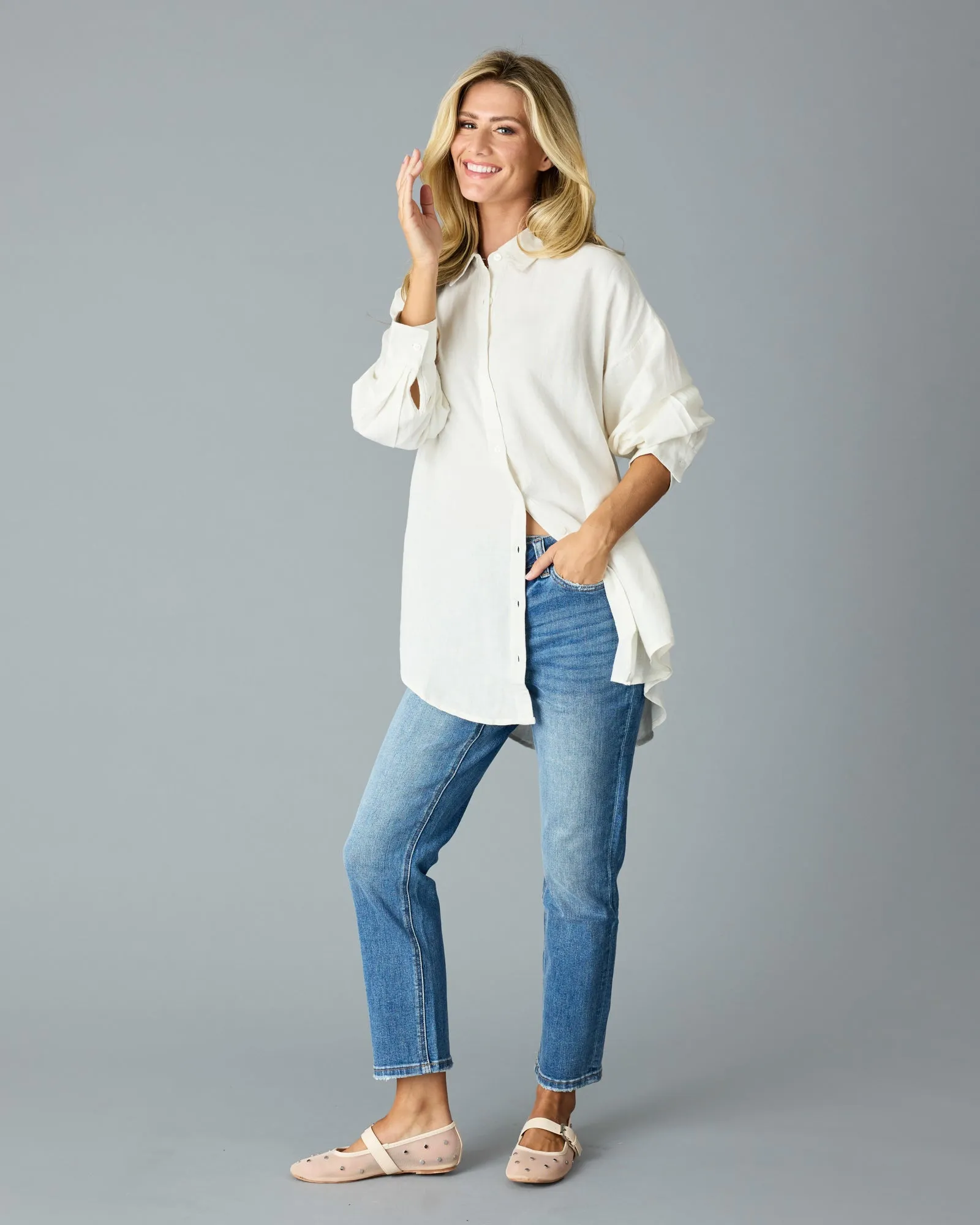 Le Soleil Linen Tunic