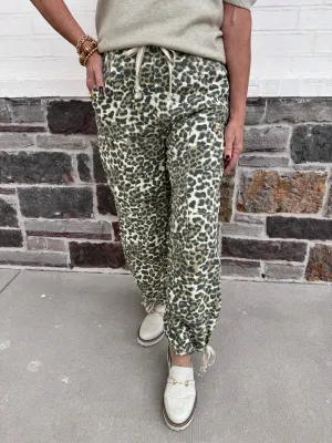 Leopard Jogger Pants