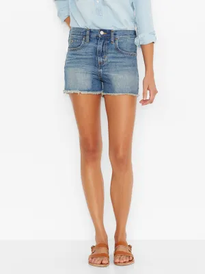 Levi's Juniors Silvery Blue High Rise Denim Jean Shorts Size 5