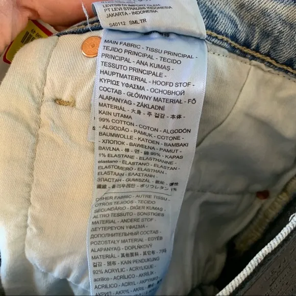 Levi's Made &amp; Crafted Patched Pocket 501 Shorts
