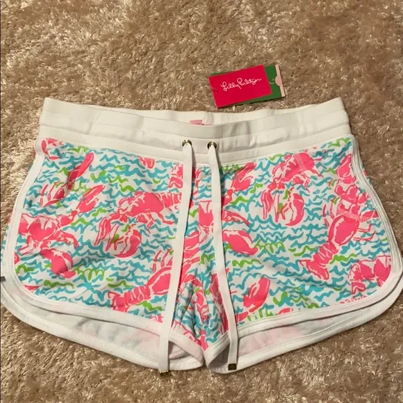 Lilly Pulitzer Chrissy short lobstah roll print