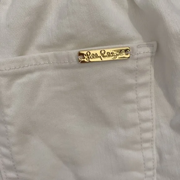 Lilly Pulitzer | Neva High Rise Stretch Shorts | Resort White | Size 2