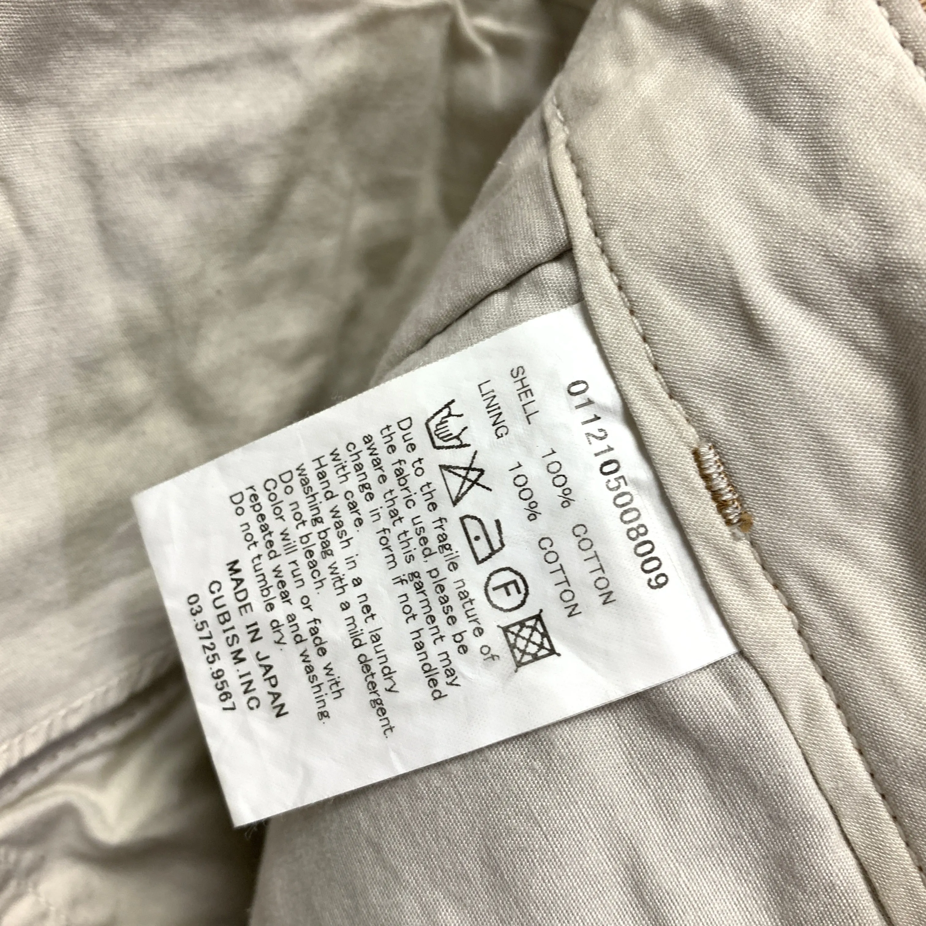 [M] Visvim 12SS High Water Chino Camel