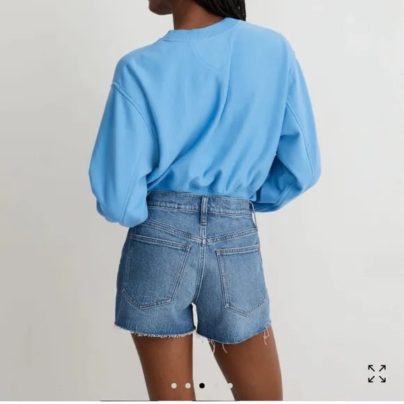 MADEWELL The Perfect Jean Shorts hi rise stretch denim sz28