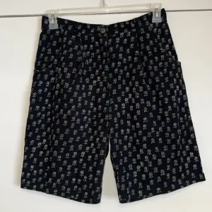 Marimekko Katki Designer Floral Print Shorts / 039895 100% Cotton Sz 38 SMS
