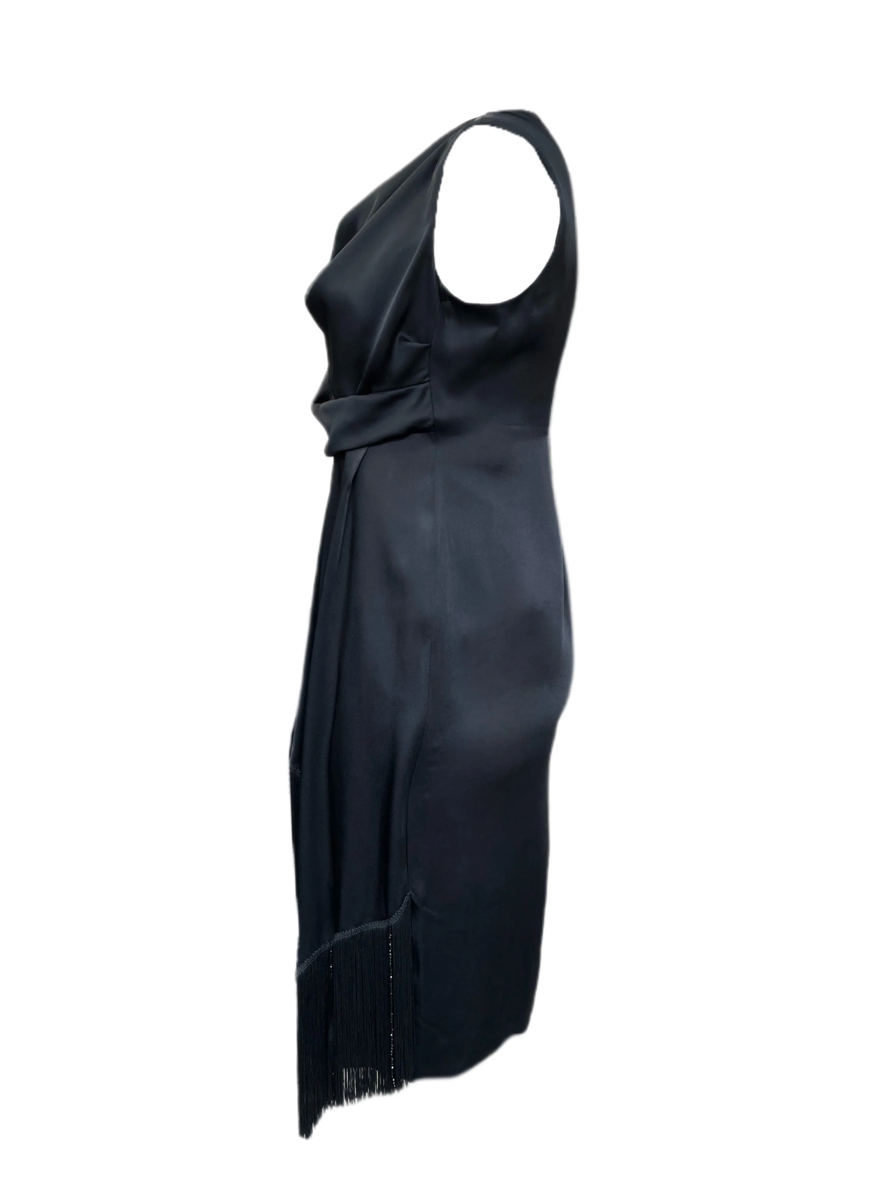 Marina Rinaldi Women's Black Desideri Zipper Closure Shift Dress Size 12W/21 NWT