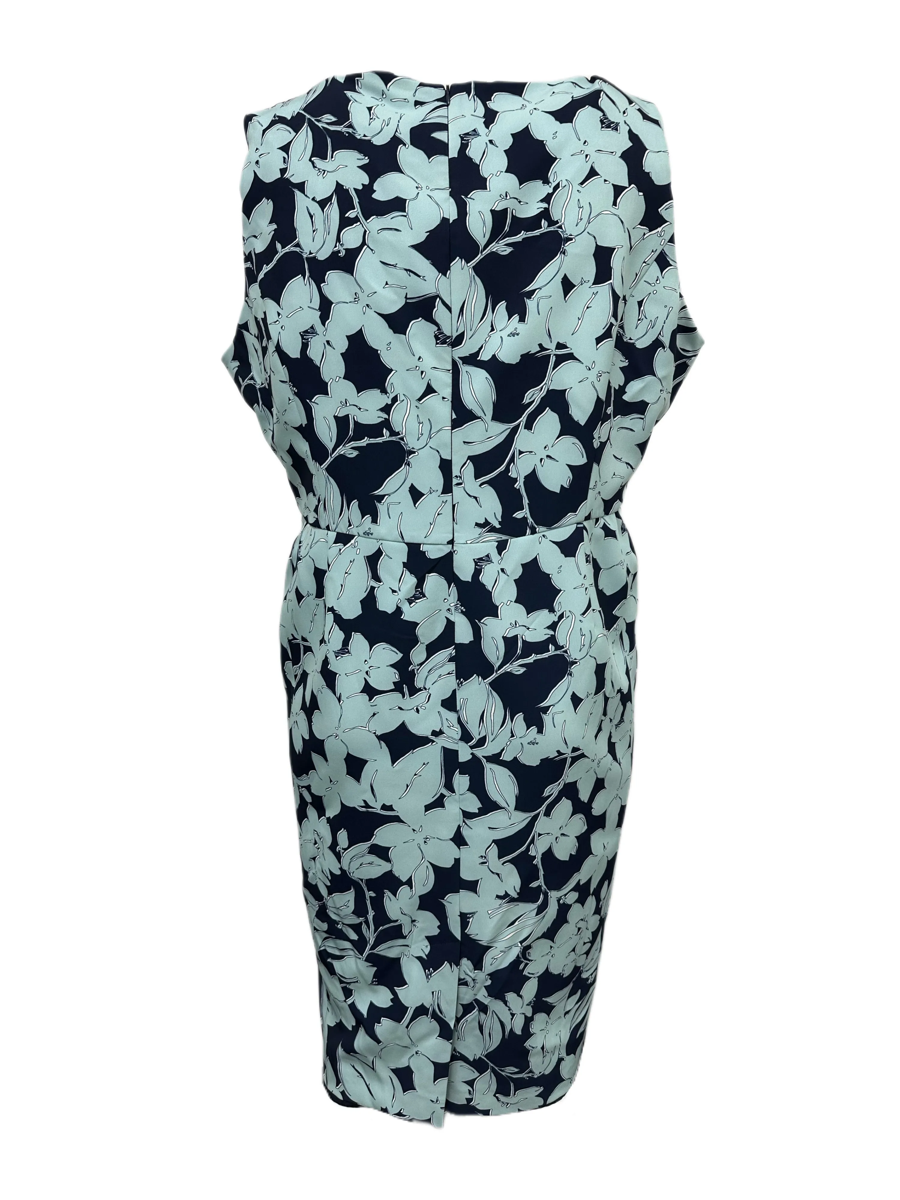Marina Rinaldi Women's Green Devon Floral Printed Shift Dress Size 22W/31 NWT