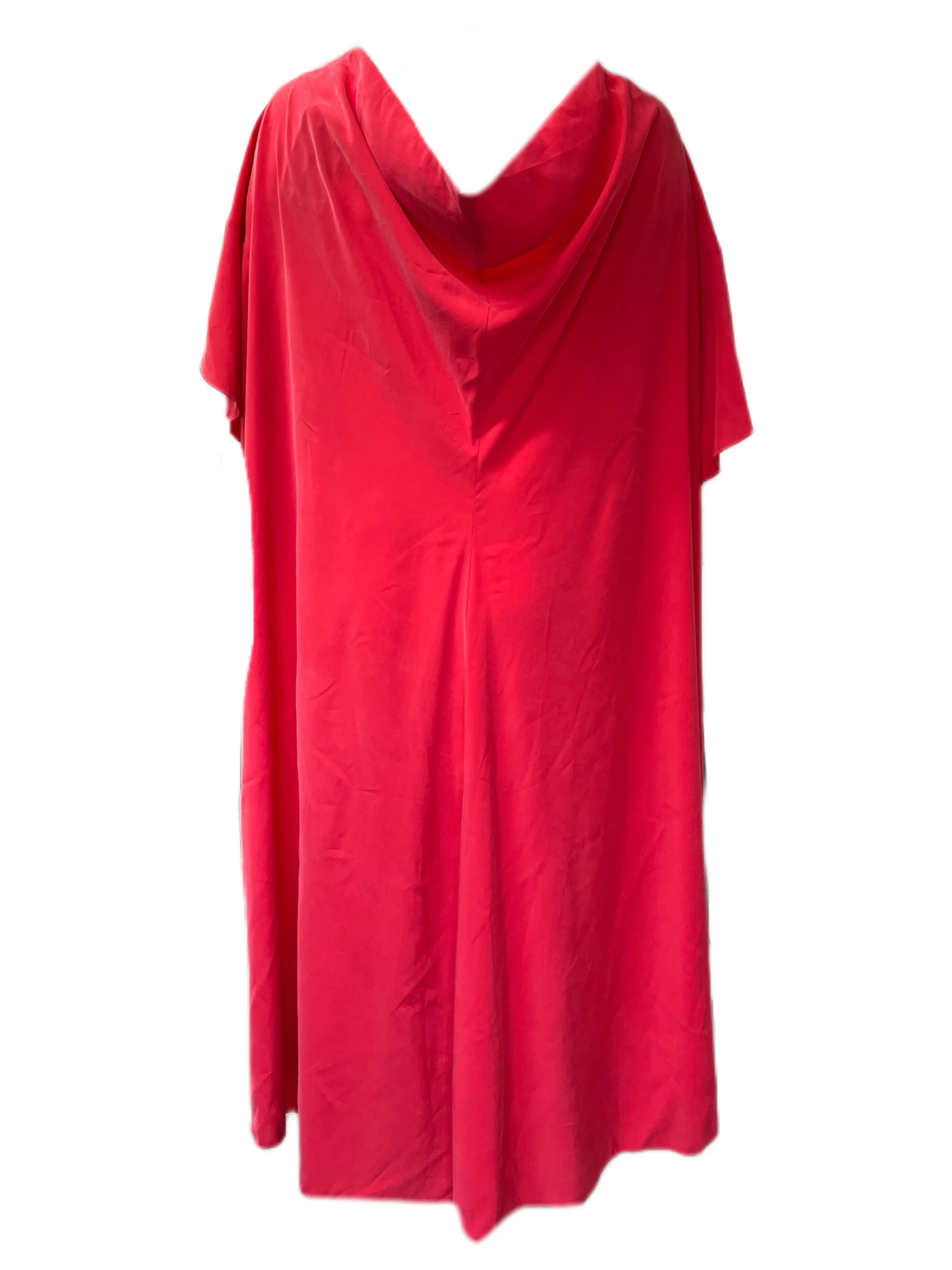 Marina Rinaldi Women's Pink Downtown Pullover Shift Dress Size 18W/27 NWT