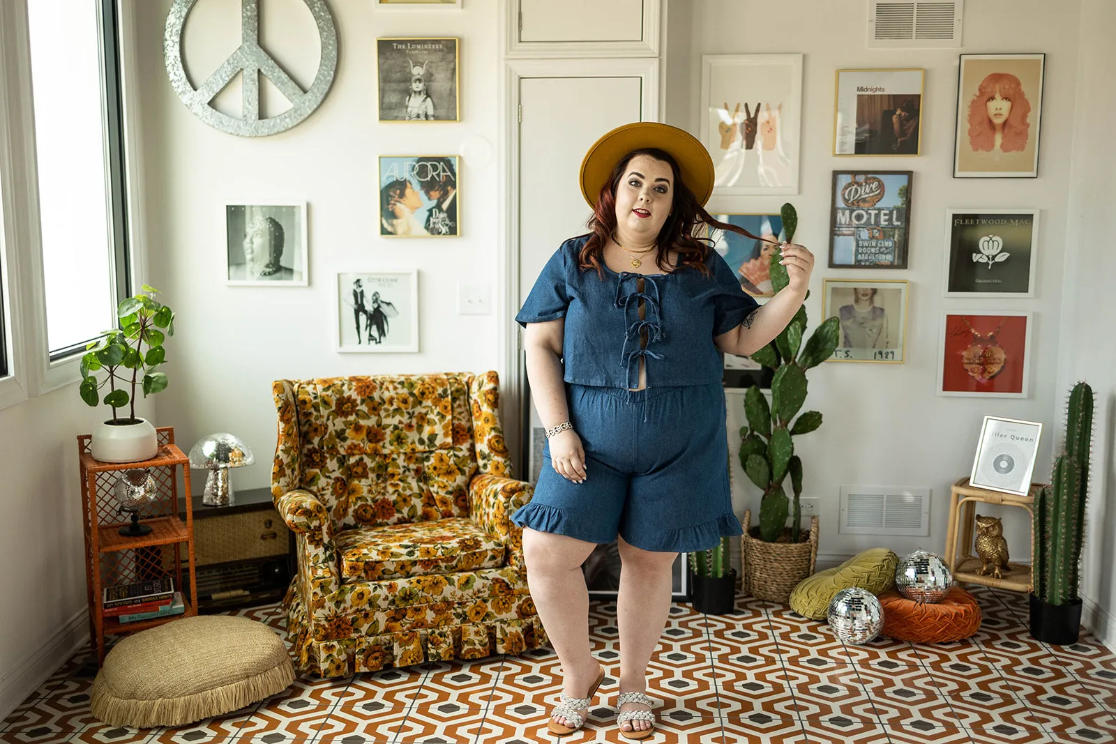 maura short sleeve in denim