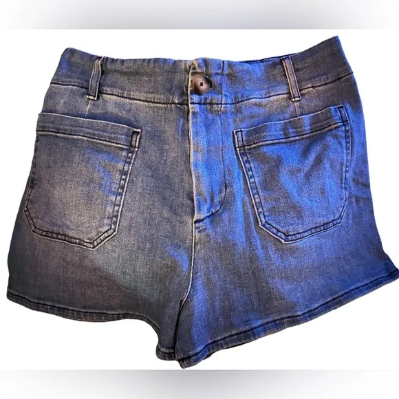 MAUVE ANTHROPOLOGIE women’s COLETTE denim edition shorts 31 like new!