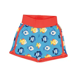Maxomorra Runner Shorts - Tropical Aquarium