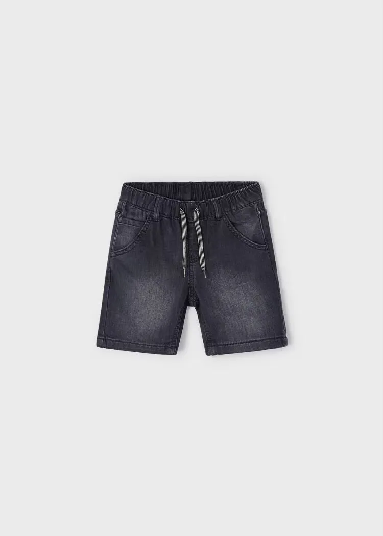 Mayoral Denim Shorts in Grey: Size 3 to 9 Years