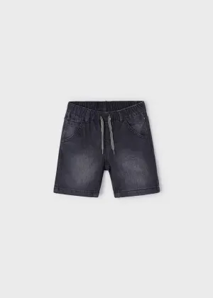 Mayoral Denim Shorts in Grey: Size 3 to 9 Years