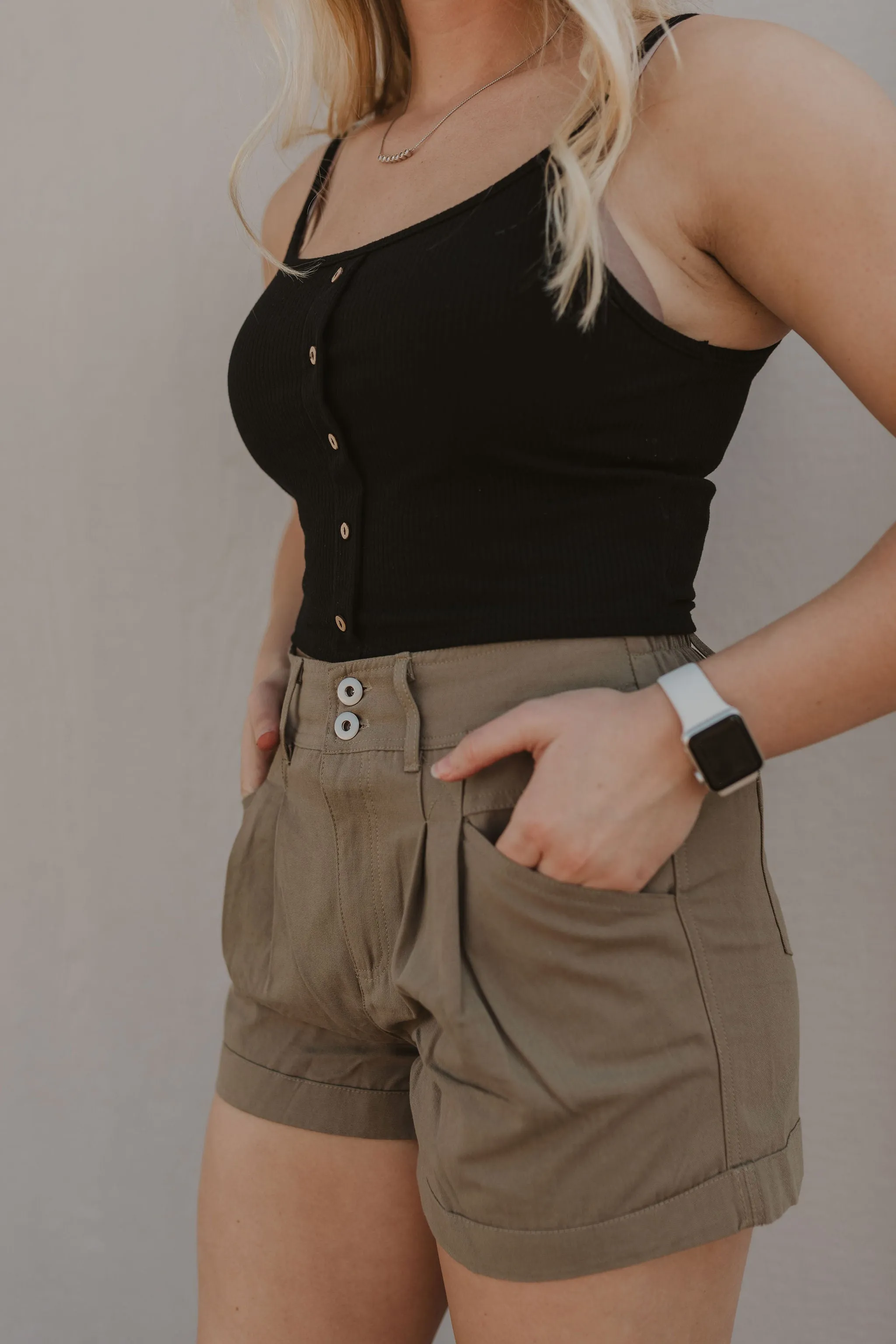 MEGAN ELASTIC BACK SHORTS BY IVY & CO