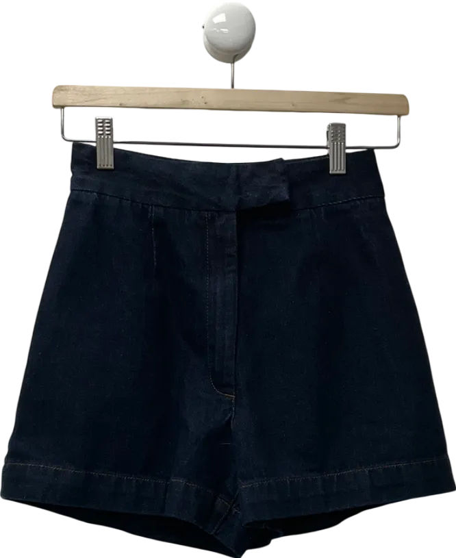 Meshki Blue Abel Denim Shorts UK XS