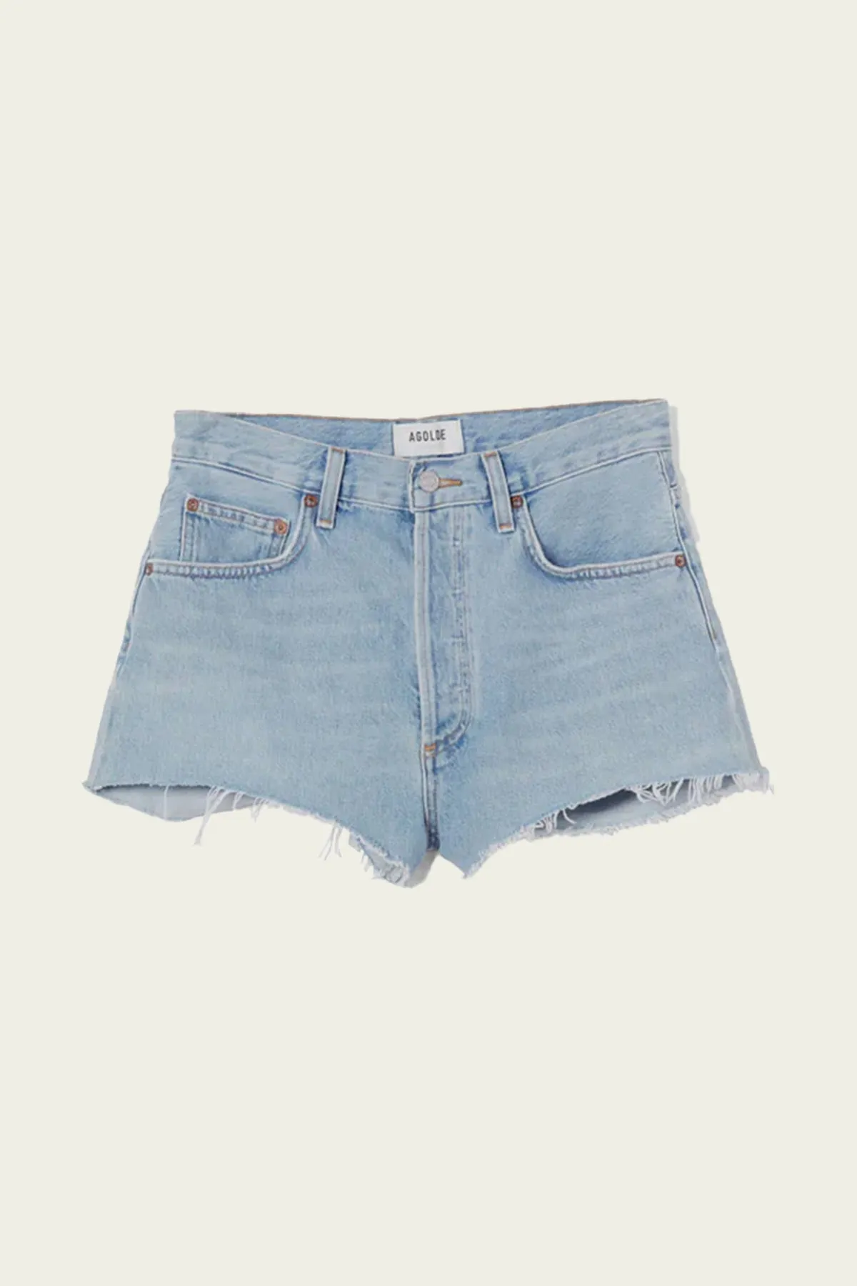 Mila Vintage High Rise Short in Hazard