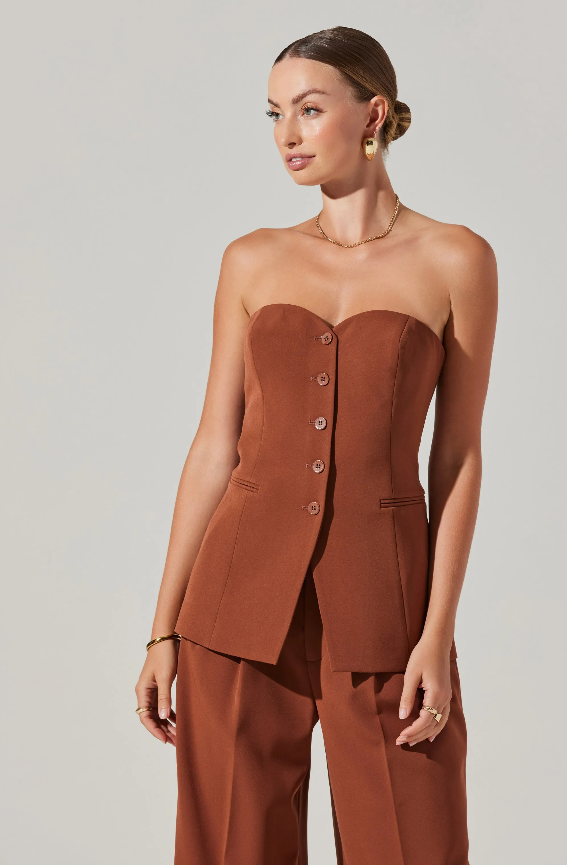 Milani Tailored Bustier Top