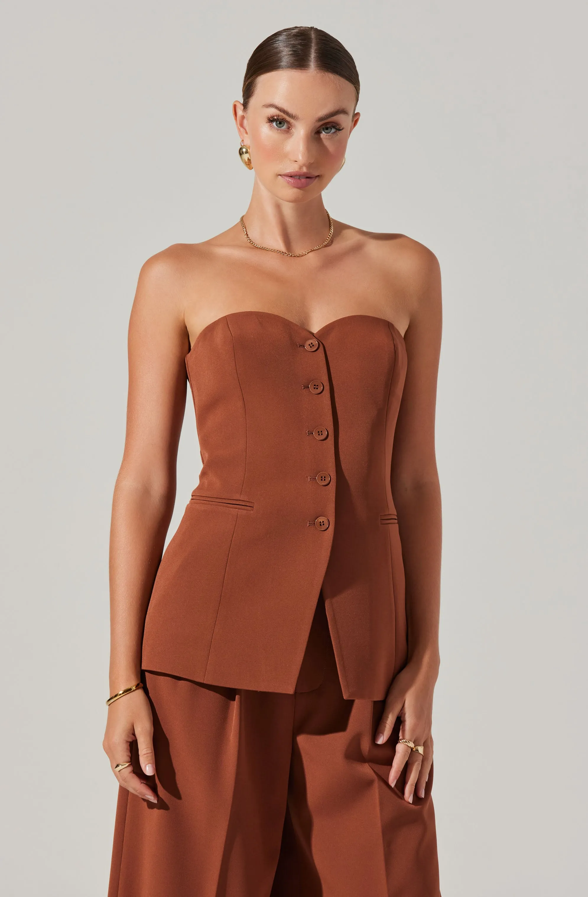 Milani Tailored Bustier Top