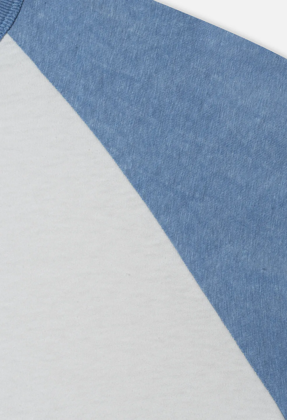 Mineral Wash Baseball Tee / White x Capri