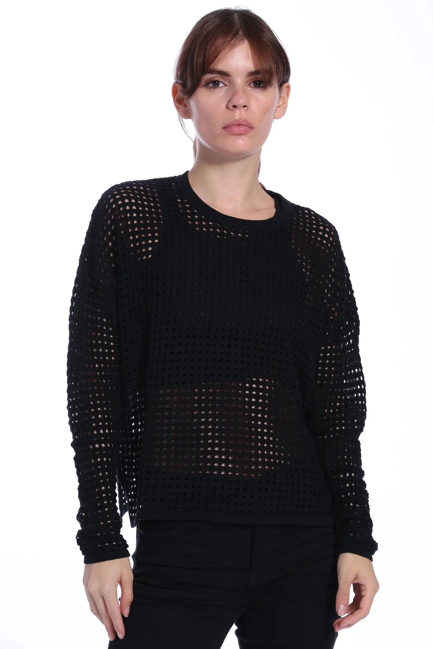 Minnie Rose Open Stitch Pullover