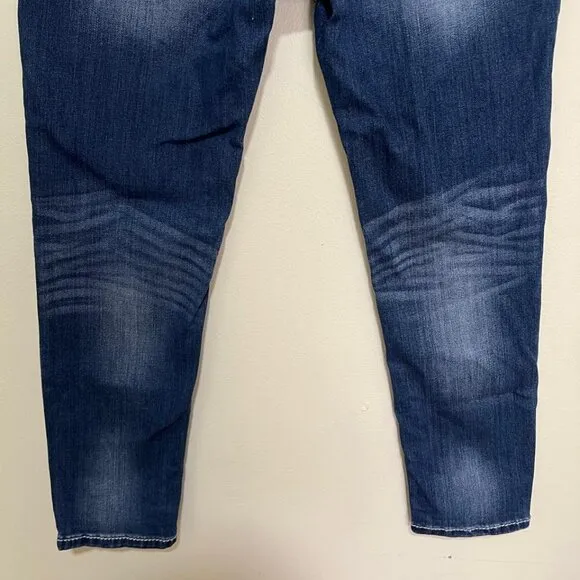 Miss Me Blue Denim Ankle Skinny Jeans Size 29 Style JP8715AK