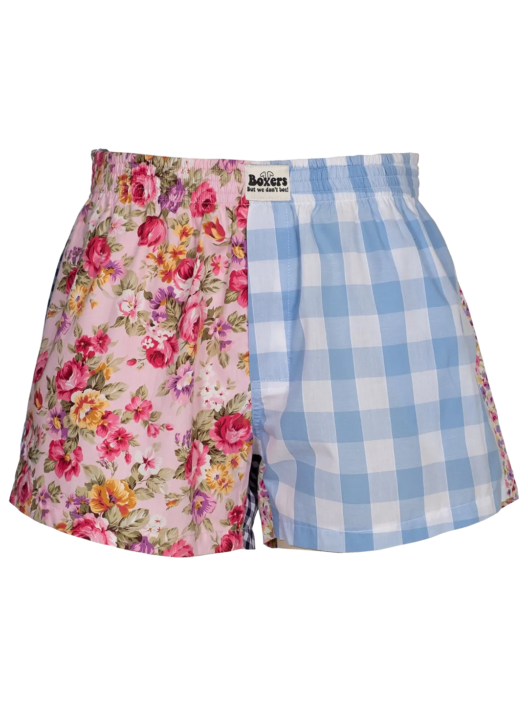 Mixed-print Boxer Shorts