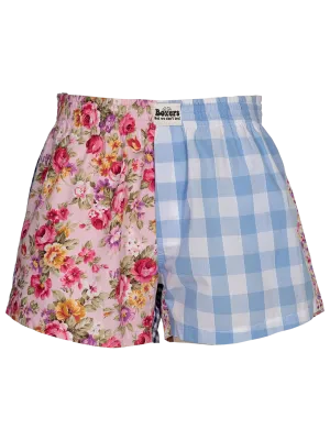 Mixed-print Boxer Shorts