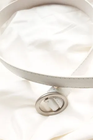 Motif Belt - White