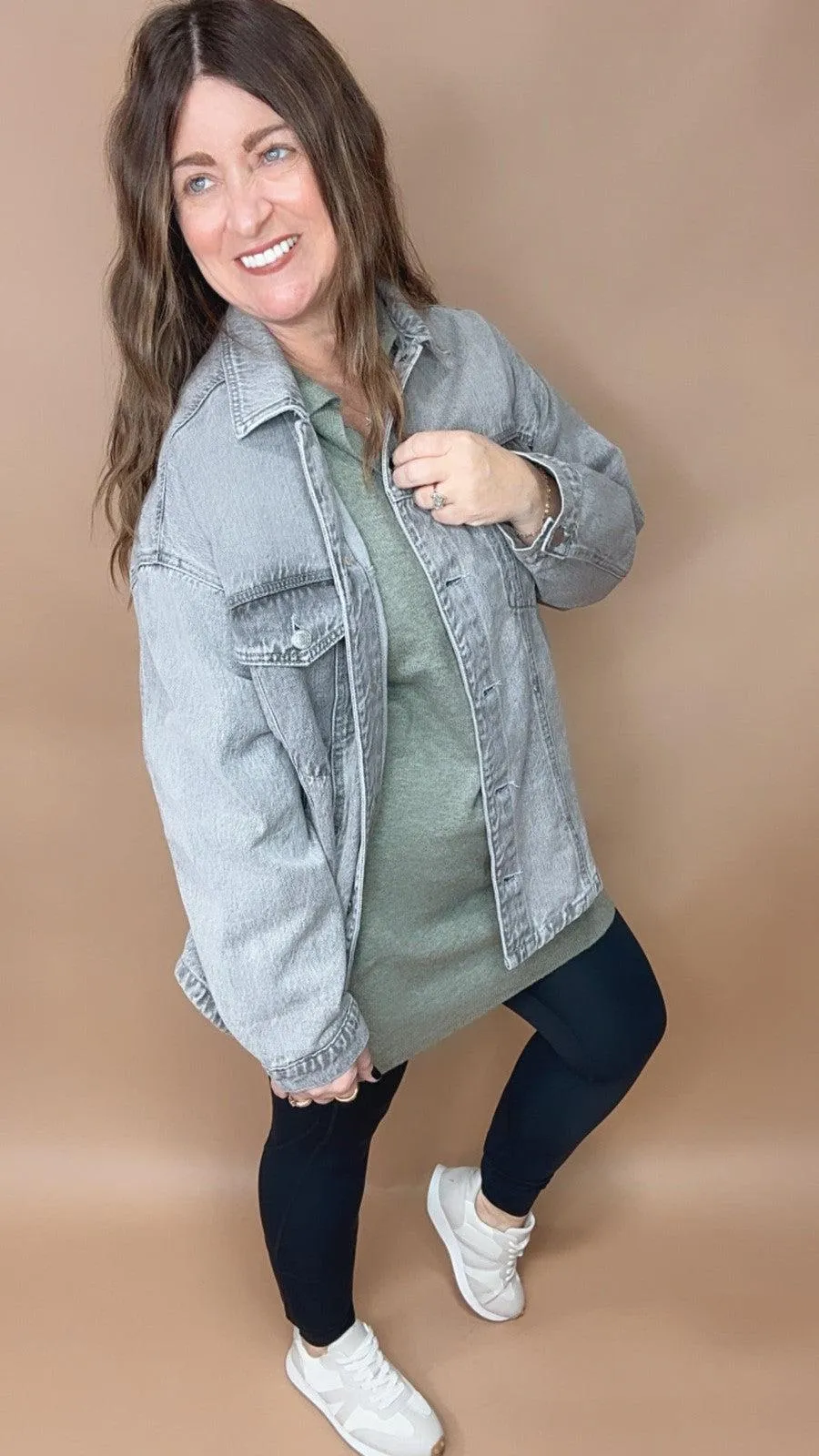 Nearly Cashmere Collared Sweater