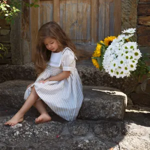 New In Deolinda Girls Espresso Dress