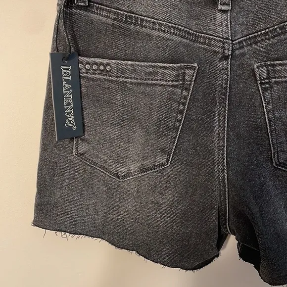 NWT Blank NYC Cutoff Jean Shorts - Washed Black