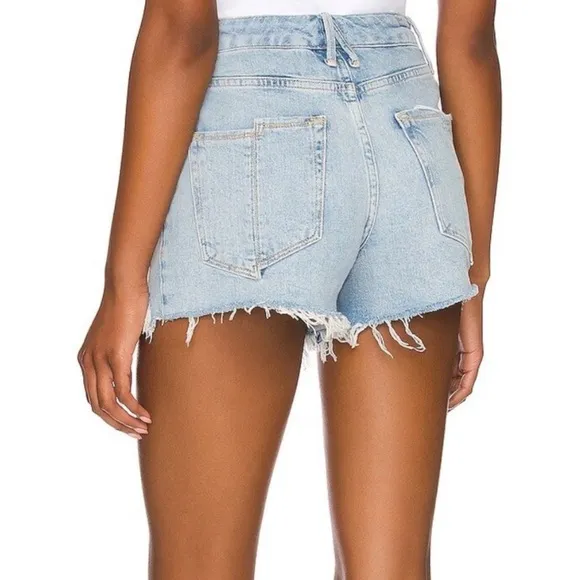 NWT Good American Bombshell Denim Jean Shorts 27
