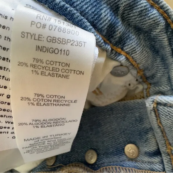 NWT Good American Bombshell Denim Jean Shorts 27