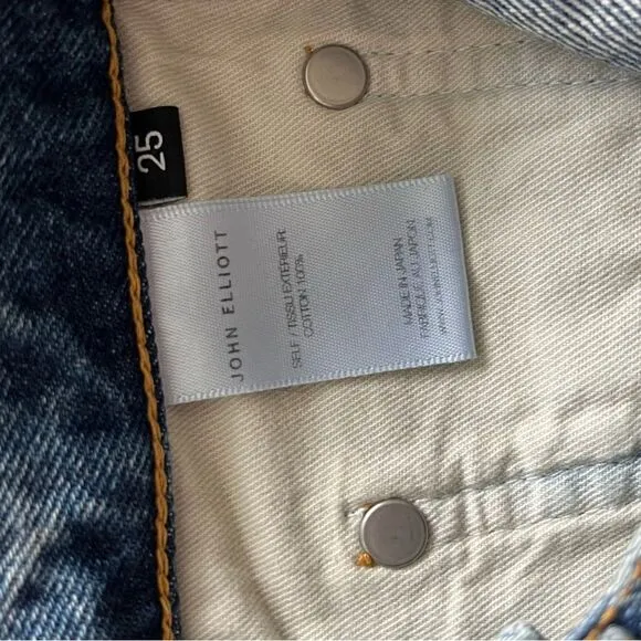 NWT John Elliot Brady Denim Shorts Size 25
