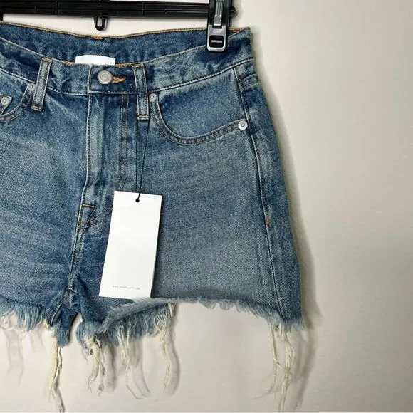 NWT John Elliot Brady Denim Shorts Size 25