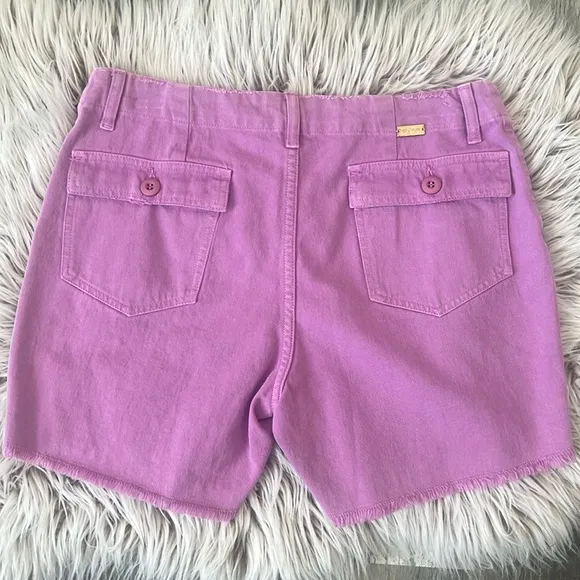 NWT Le Superbe Beach Crawler Orchid Cut Off Shorts Size 8 Reg. $175