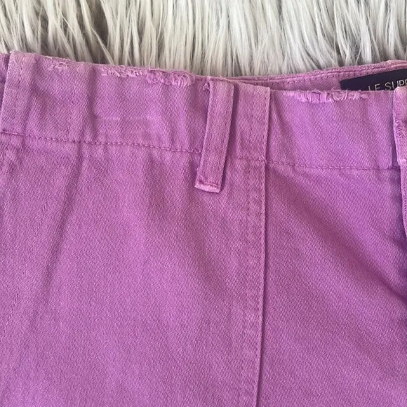 NWT Le Superbe Beach Crawler Orchid Cut Off Shorts Size 8 Reg. $175