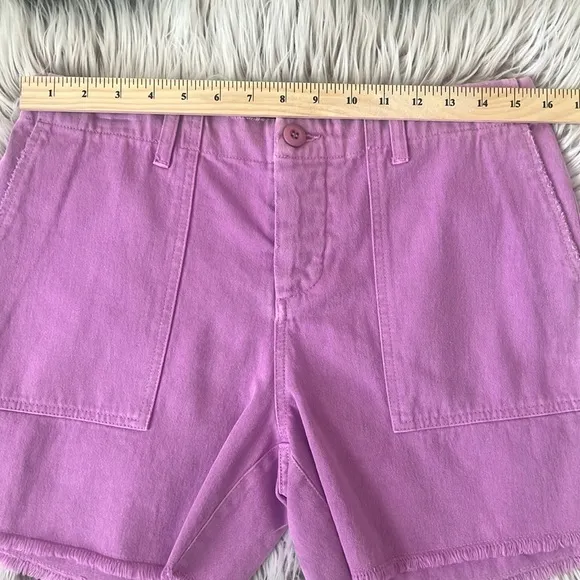 NWT Le Superbe Beach Crawler Orchid Cut Off Shorts Size 8 Reg. $175