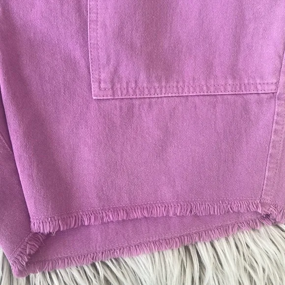 NWT Le Superbe Beach Crawler Orchid Cut Off Shorts Size 8 Reg. $175