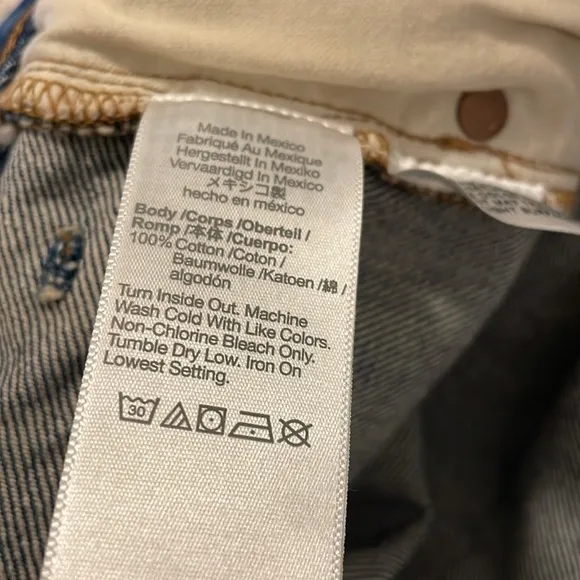 NWT | Madewell Plus  Relaxed Mid Length Denim Shorts Kimbrough‎ Medium Wash 24W
