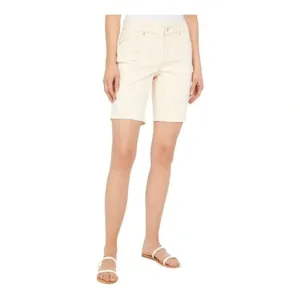 NYDJ Ella 9&quot; Denim Shorts in Vertical Paisley