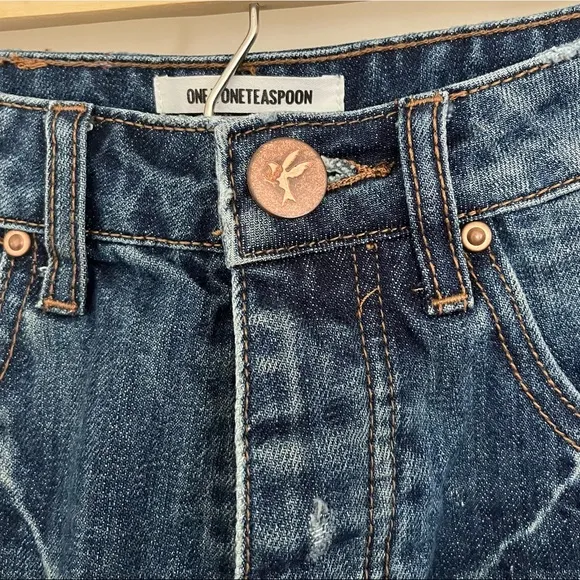 One X OneTeaspoon High Waist Bandit Jean Shorts