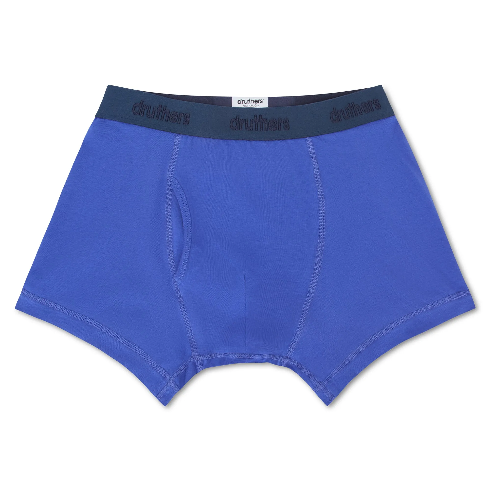 Organic Cotton Boxer Briefs - Royal Blue