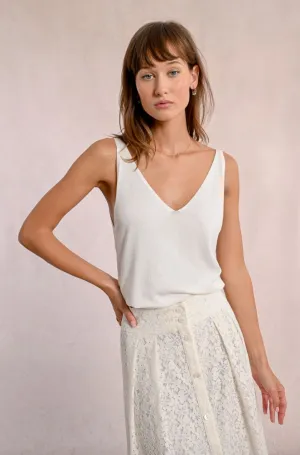 Peony Tank -- Off White