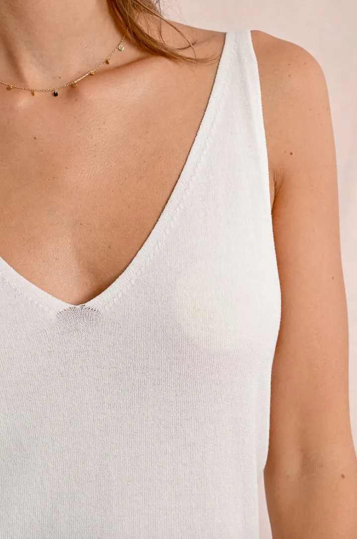 Peony Tank -- Off White