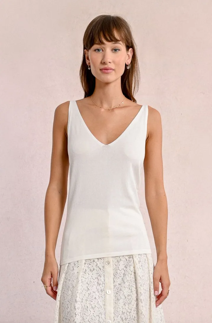 Peony Tank -- Off White