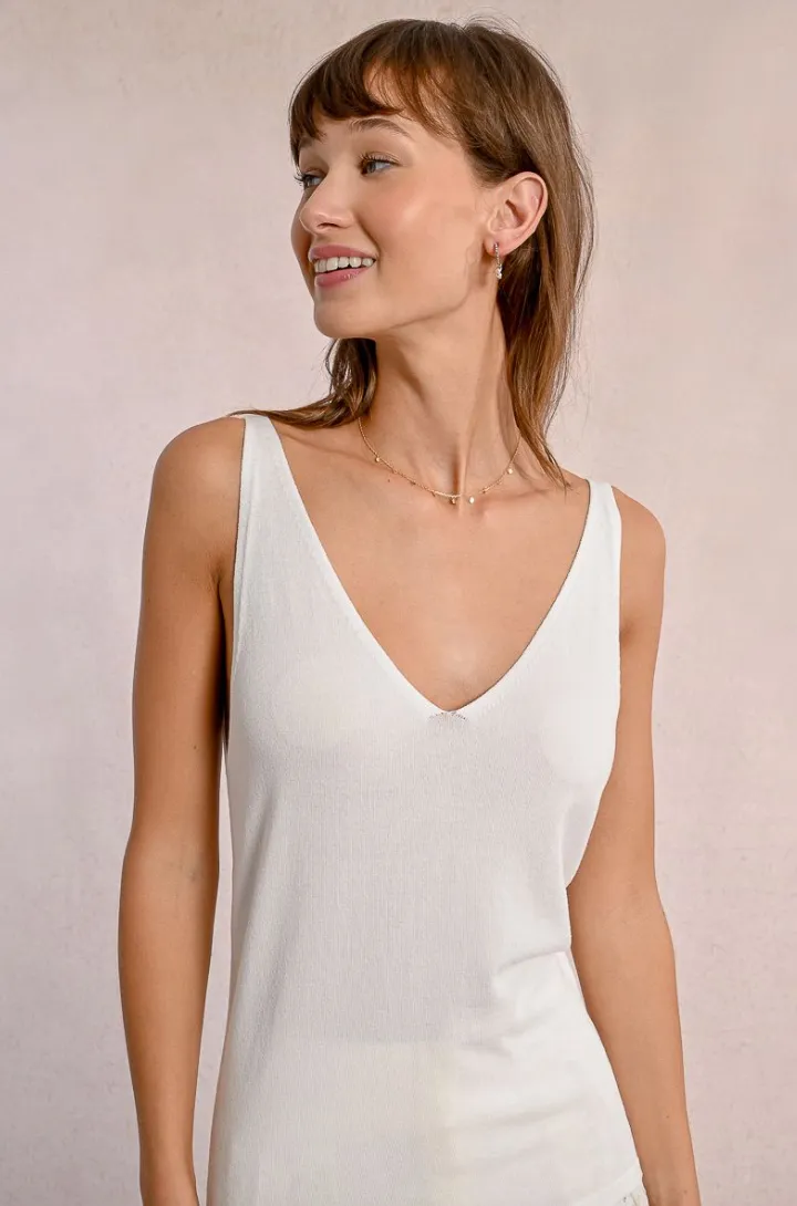 Peony Tank -- Off White