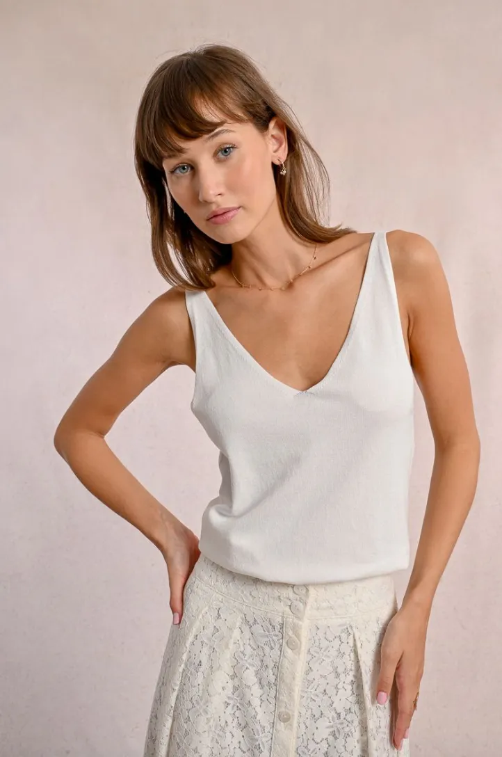 Peony Tank -- Off White