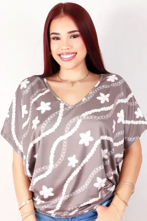 PIKAKE PLUMERIA DOLMAN TOP
