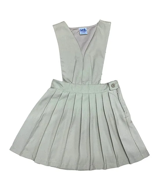 Pleated V-Neck Uniform Jumper